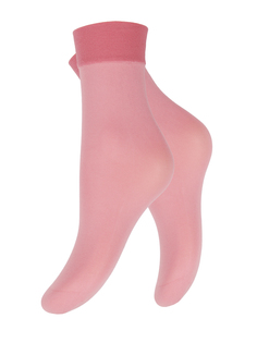 Капроновые носки женские Trasparenze Ancona (c.) UNI rosa antico (нежно-розовые)
