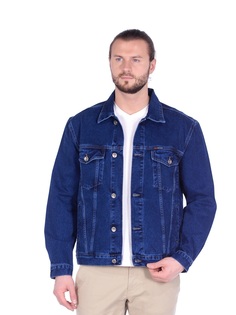 Джинсовая куртка мужская Dairos GD5060502 синяя 4XL