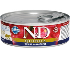 Влажный корм для кошек Farmina N&D Quinoa Cat Adult Weight Management , ягненок, 12шт, 80г