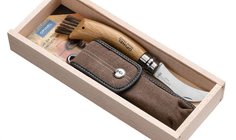 Нож складной грибной Opinel №8 VRI с чехлом в деревянном кейсе