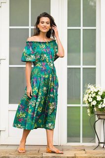 Платье женское Laete 55201 зелёное XS/S (42/44)