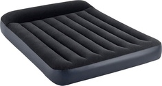 Надувная кровать "Pillow Rest Classic", со встроенным насосом, 137x191x25 см Intex