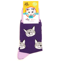 Носки унисекс St.Friday Socks St_Friday_Kot_Dvornyaga фиолетовые 38-41 RU