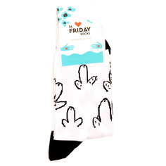 Носки унисекс St.Friday Socks St_Friday_Kaktusy белые 42-46 RU