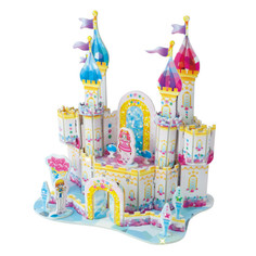 Картонный 3D-пазл "Алмазный замок" (34 детали) Zilipoo