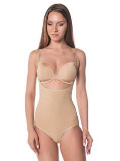 Боди женское BlackSpade BS1323 бежевое L