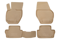 Коврики в салон VOLVO XC60 2007->, 4 шт. (полиуретан, бежевый) Element