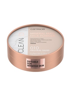 Компактная пудра CATRICE, Clean ID Mineral Matt Face Powder - 010 Neutral Sand