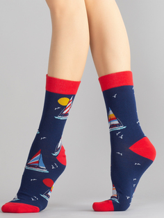 Носки женские Hobby Line HOBBY 80130-11-02 синие 39-43