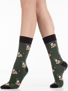 Носки женские Hobby Line HOBBY 80135-01 зеленые 36-43