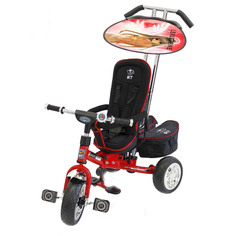Велосипед трехколесный с ручкой Lexus trike original RT Next Deluxe New Design red