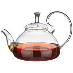 Чайник заварочный AGNESS, 0,8 л, прозрачная крышка