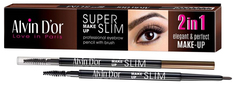 Карандаш для бровей Alvin Dor Super Slim, Light Brown