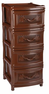 Комод АЛЬТЕРНАТИВА М2443"Эконом" 4-х секцион. Alternativa