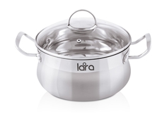 Кастрюля с крышкой LARA LR02-52 GRACIA 3,5л