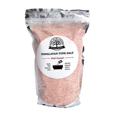 Соль для ванны Salt of the Earth, Розовая гималайская , мелкая, 0,5 кг