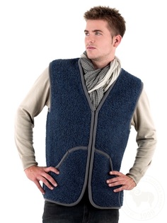 Утепленный жилет мужской Alwero КАРПАТЫ синий S