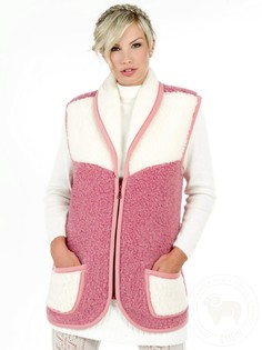 Утепленный жилет женский Alwero АНДЫ розовый 52-54 RU