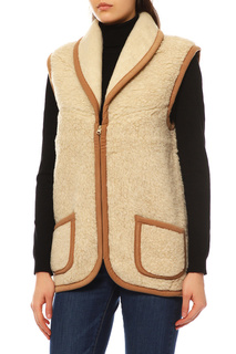 Утепленный жилет женский Alwero ЖИЛЕТ ANDES БЕЖЕВЫЙ бежевый 42