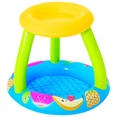 Бассейн Bestway надувной Фрукты, 94 х 89 х 79 см, с навесом, 52331