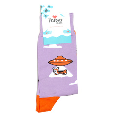 Носки унисекс St.Friday Socks STFR_Corgi_Prisheltsi разноцветные 38-41