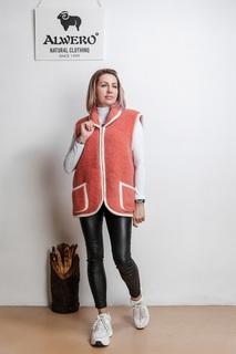 Утепленный жилет женский Alwero ПИРЕНЕИ оранжевый L