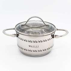 Кастрюля из нержавеющей стали Kelli KL-4262-24 6.0л