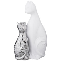 Статуэтка "Кошечки серебряная коллекция " 16*9 см высота 26,5 см Lefard_699-207