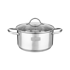Кастрюля Аgness со стеклянной крышкой, 2,1л 18х9см craft collection 914-103 Agness