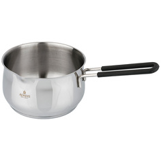 Ковш монблан 16х10 см, 2 л, нерж сталь индукционное дно Agness_936-119