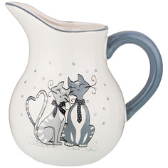 Кувшин "Ля мур" 1250 мл. 18,5*14 см. высота 18,5 см. Agness490-416