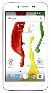 Смартфон Fly Nimbus 7 8Gb White/Gold (FS505)