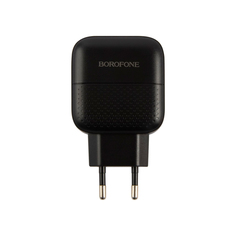 Сетевое зарядное устройство Borofone BA46A Premium USB+Type-C PD18+QC3.0 черный(27367)