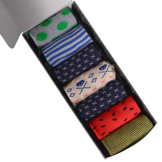 Набор носков мужской ХОХ разноцветный 25