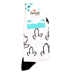 Носки унисекс Happy Socks SFKaktusyWhite разноцветные 42-46