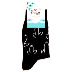 Носки унисекс St.Friday Socks St_Friday_Kaktusy черные 42-46 RU