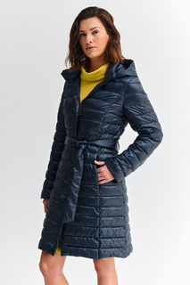 Утепленное пальто женское TATUUM tatuum Z018165 синее 38 EU