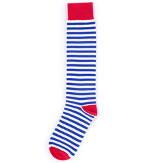 Носки унисекс St.Friday Socks BH_High_Knees_StripesRedBlue разноцветные 39-41