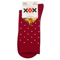Носки мужские ХОХ бордовые 23