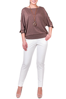 Блуза женская Argent ALBT8029 коричневая 44 RU