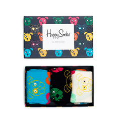 Набор носков унисекс Happy Socks Dogs синий 36-40