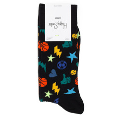 Носки унисекс Happy Socks Planet разноцветные 41-46