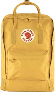 Рюкзак женский Fjallraven Kanken Laptop 15" желтый 18 л