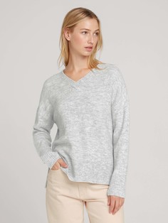 Пуловер женский TOM TAILOR 1027539 серый XL