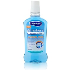 Ополаскиватель Wisdom Smokers Mouthwash усиленная формула, очищающий эффект 500мл