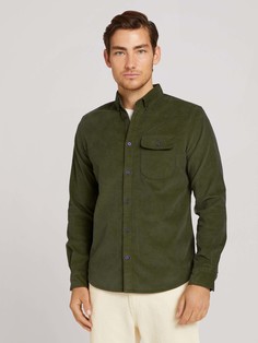 Рубашка мужская TOM TAILOR 1026966 зеленая XL