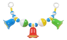 Подвесная игрушка STELLAR "Погремушка с шариками и колокольчиками" 01544 Стеллар