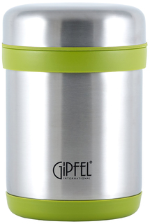 Термос Gipfel 8236 0,75 л серебристый/зеленый