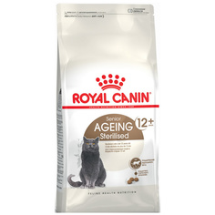 Сухой корм для кошек ROYAL CANIN Senior Ageing Sterilised 12+, для пожилых, 4кг