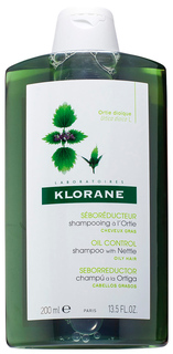 Шампунь Klorane Oily Prone Hair С экстрактом крапивы для жирных волос 200 мл